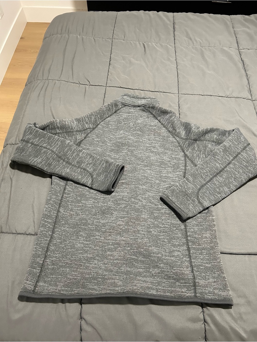 Patagonia Men's Better Sweater Heather Gray Full-Zip. Sz Large - Picture 2 of 9